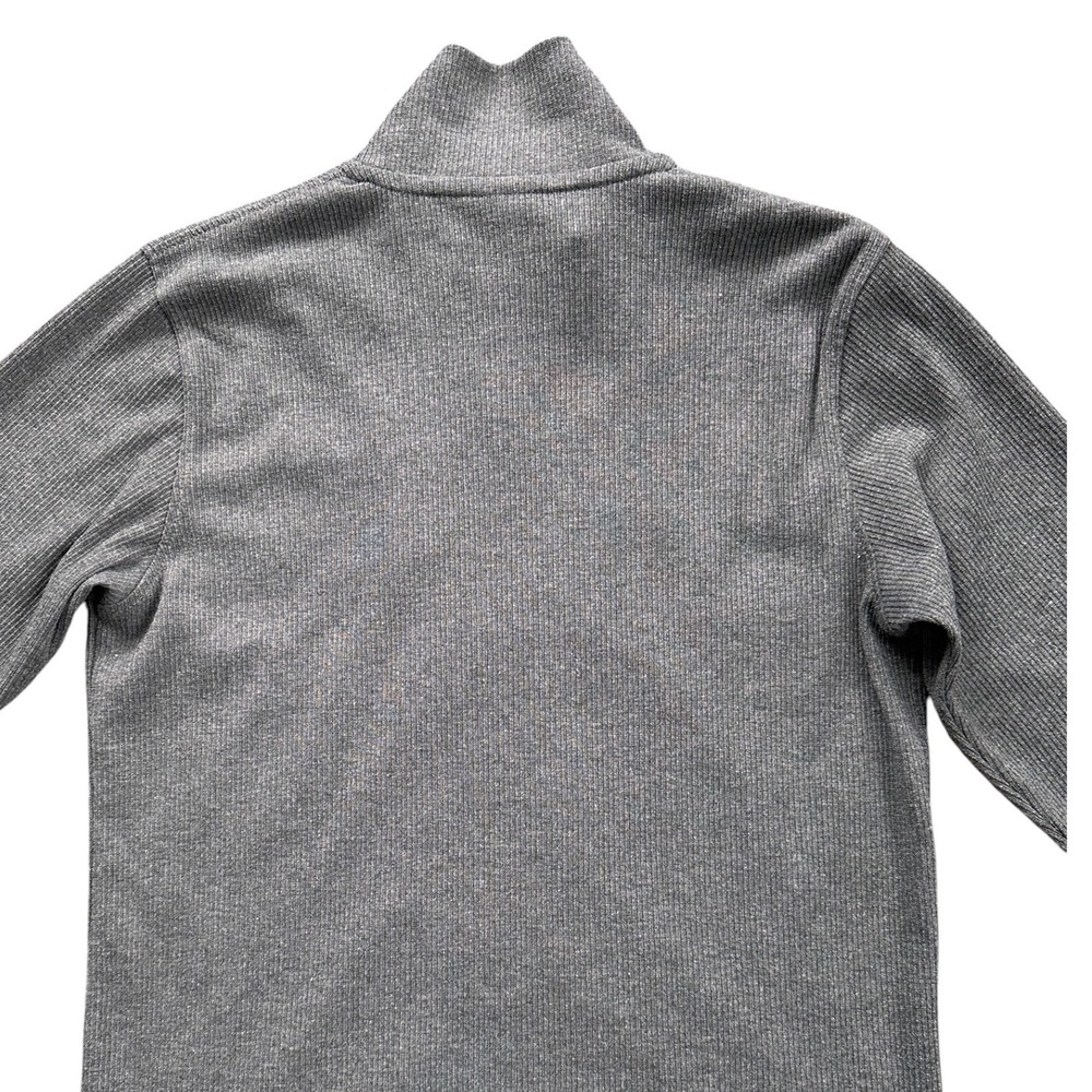 The North Face Tekware Jacket Wmn Large Gray Ribbed Full Zip Mock Neck Excellent - Picture 4 of 7